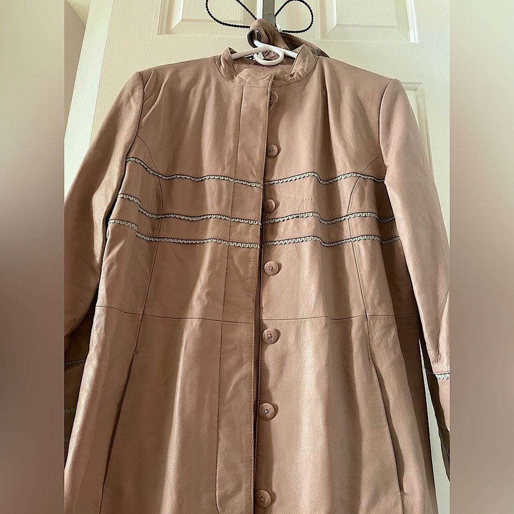 leather coat